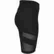 Urban Classics Dames Kortebroek met Hoge Taille Zwart