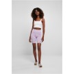 Urban Classics Dames Kortebroek met Hoge Taille Lilac