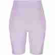 Urban Classics Dames Kortebroek met Hoge Taille Lilac