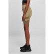 Urban Classics Dames Kortebroek met Hoge Taille Khaki