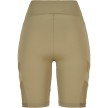 Urban Classics Dames Kortebroek met Hoge Taille Khaki