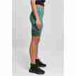 Urban Classics Dames Kortebroek met Hoge Taille Zeeblauw