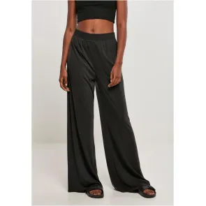 Urban Classics Dames Ballroom broek met wijde pijpen