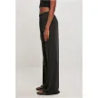 Dames Modal Wijde Pijpen Ballroom Broek zwart links Elastische Tailleband