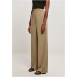 Dames Modal Wijde Pijpen Ballroom Broek khaki links