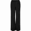 Dames Modal Wijde Pijpen Ballroom Broek zwart loose fit