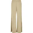 Dames Modal Wijde Pijpen Ballroom Broek khaki voorkant