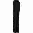 Dames Modal Wijde Pijpen Ballroom Broek zwart zijkant links