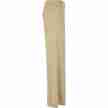 Dames Modal Wijde Pijpen Ballroom Broek khaki zijkant Polyester