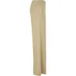 Dames Modal Wijde Pijpen Ballroom Broek khaki zijkant Polyester