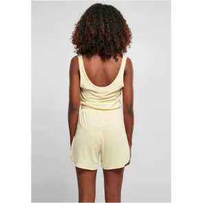 Urban Classics TB4358 Dames Jumpsuit Zachtgeel achter