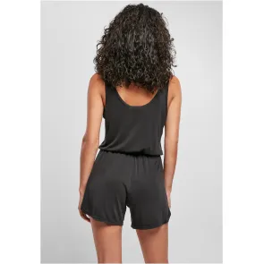 Urban Classics TB4358 Dames Jumpsuit zwart achter
