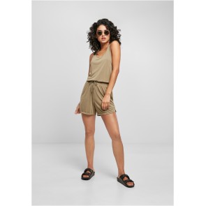 Urban Classics TB4358 Dames Jumpsuit Khaki 