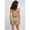 Urban Classics TB4358 Dames Jumpsuit Khaki rug