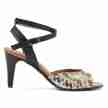 Rumpf Premium Line 9273 dames dansschoenen zwart en slangenprint