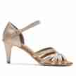 Rumpf Premium Line Vegan Dames dansschoenen goud zijkant