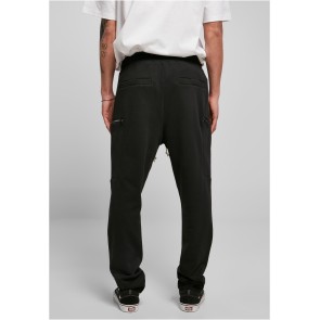 Urban Classics Cargo-joggingbroek met laag kruis zwart achterkant