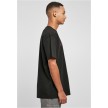 Urban Classics t-shirt met logo korte mouwen zwart