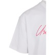 Urban Classics t-shirt met logo wit ronde hals
