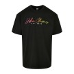 Urban Classics T-shirt met Logo zwart voorkant