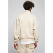 Urban classics organische sweatshirt met trekkoord beige achterkant 