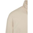 Urban classics organische sweatshirt met trekkoord beige laag hangende schouders 