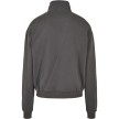 Urban classics organische sweatshirt met trekkoord donkergrijs katoen