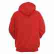 Urban Classics TB014 hoodie voor heren rood oversized