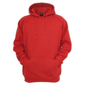 Urban Classics TB014 hoodie voor heren rood trekkoorden