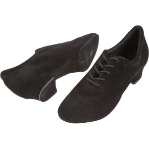 Diamant 189-234-001 dansschoenen suede splitzool zwart