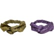 Urban Classics Bandana Hoofdband Lilac & Olive