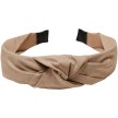 Urban Classics Lichte Hoofdband met Knoop Khaki