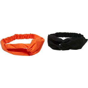 Urban Classics Basis Hoofdband Magicmango & Zwart