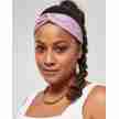 Urban Classics Lichte Basis Hoofdband set van 2 Lilac & Zwart