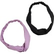 Urban Classics  Hoofdband set van 2 Lilac & Zwart