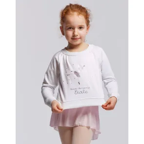 Temps Danse Talia Etoile Meisjes DansTrui wit