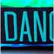 Alista Dancer Basics Alista Danstas DANCE Metallic Sporttas met geborduurde letters