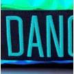 Alista Dancer Basics Alista Danstas DANCE Metallic Sporttas met geborduurde letters