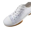 Anna Kern Suny 4040 Heren Witte Nappa-Canvas Danssneakers met veters