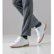 Anna Kern Suny 4040 Heren Witte Nappa-Canvas Danssneakers voor heren