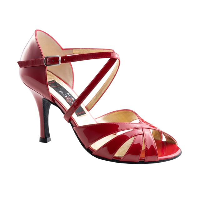 Nueva Epoca Adora dansschoenen voor dames rood lakleer