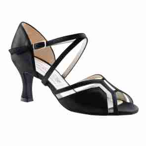 Werner Kern Avery Dames Salsa schoenen Zwart Satijn