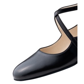 werner kern fanny dansschoenen dames dichte ronde neus zwart leer