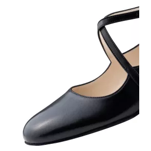 werner kern fanny dansschoenen dames dichte ronde neus zwart leer