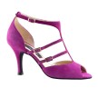 Nueva Epoca Filia dansschoenen voor dames fuchsia stiletto hak 8 centimeter