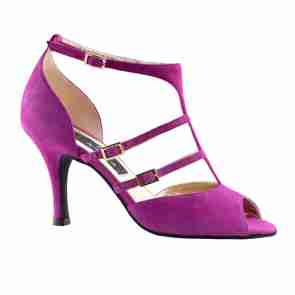 Nueva Epoca Filia Dansschoenen voor Dames Fuchsia Stiletto hak