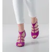 Nueva Epoca Filia dansschoenen voor dames felroze fuchsia bandjes over de wreef