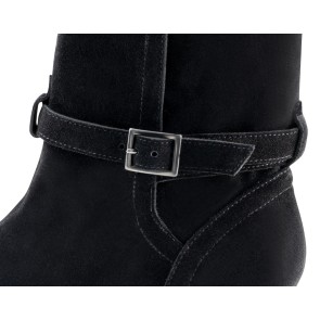 Werner Kern Harper dames danslaarzen zwart met gespje suede