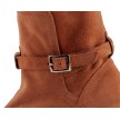 Werner Kern Harper danslaarzen camel met verstelbare gesp en suede
