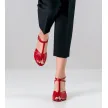 werner kern lindsay dames danschoenen rood leer swing rock n roll